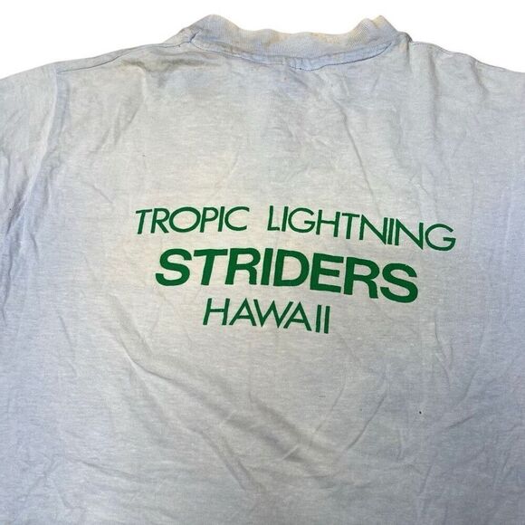 American Vintage 80s Hawaii Kole Kole Relay Marathon Race T Shirt Hanes Beefy Ta - Picture 8 of 8